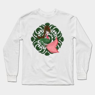 The Christmas Mermaid Long Sleeve T-Shirt